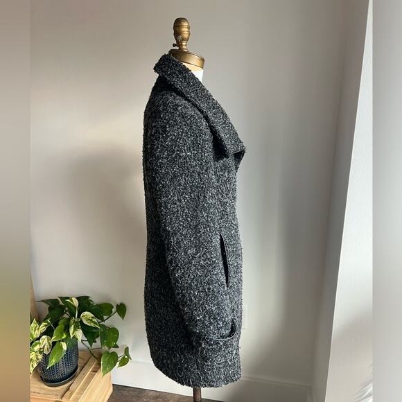 Steve Madden charcoal grey pea coat - Picture 3 of 8